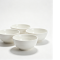 HOUSE OF BEVANS-22 OZ White Ceramic Bowls Set of 4 - Perfect for Soup Bowls for Kitchen, Cereal Bowl, Ramen Bowl, Microwave Safe for Oatmeal, Fruit,Salad and Rice Bowl - Dishwasher & Microwave Safe